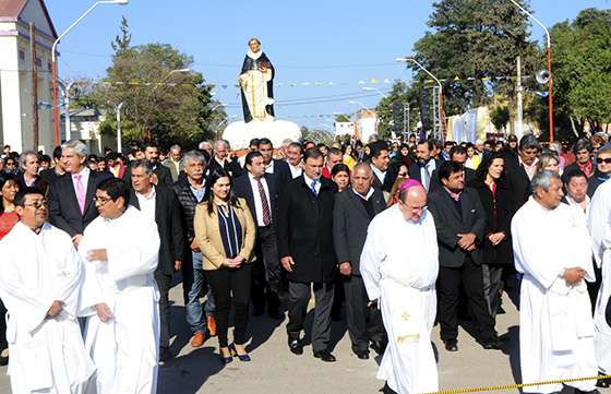La localidad de Joaquín V. González celebró su fiesta patronal